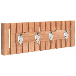 vidaXL Cuier de perete, 42x8,5x14 cm, lemn masiv de nuc