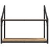 vidaXL Raft de perete stejar artizanal 60 x 21 x 51 cm Lemn compozit