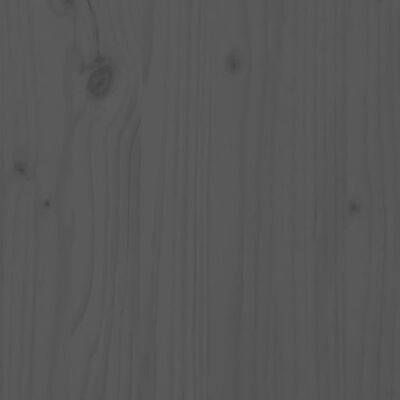 vidaXL Jardinieră cu raft, gri, 54x34,5x81 cm, lemn masiv de pin