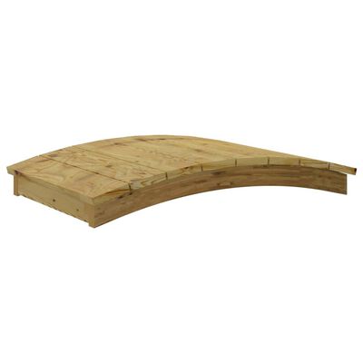 vidaXL Pod de grădină, 110x74 cm, lemn masiv pin tratat