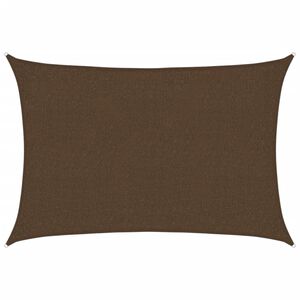 vidaXL P&acirc;nză parasolar, maro, 2 x 3, m HDPE, 160 g/m&sup2;