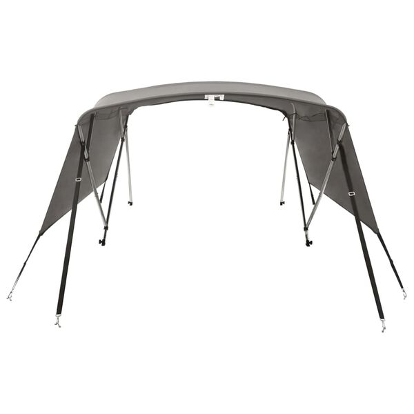 vidaXL Parasolar Bimini 4 arcuri pereți laterali 243x(230-244)x137 cm