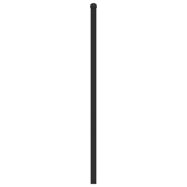 vidaXL Tăblie de pat de schimb, stejar sonoma, 107 cm, lemn prelucrat și oțel