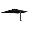 vidaXL Parasol de Grădină Negru 248.5 x 247.5 x 160 cm țesătură