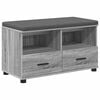 vidaXL Bancă pentru hol Sonoma gri 80 x 38 x 46 cm