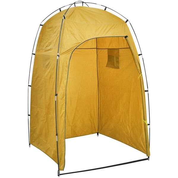 vidaXL Toaletă portabilă de camping cu cort, 10+10 L