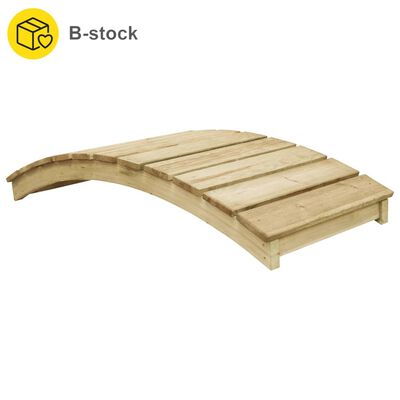 vidaXL Pod de grădină, 170x74 cm, lemn masiv pin tratat, B-Stock