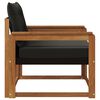 vidaXL Set de canapele de exterior Lemn solid de Acacia și Textilene