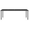 vidaXL Set mobilier de exterior, 11 piese, oțel