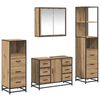 vidaXL Set de mobilier pentru baie 4 buc. Stejar Artizanal