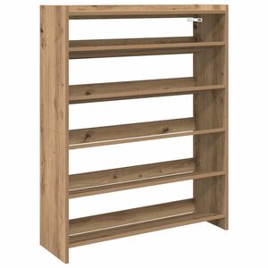 vidaXL Pantofar, stejar artizanal, 80x25x100 cm lemn prelucrat