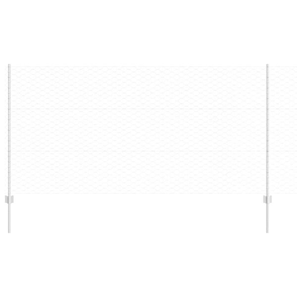 vidaXL Gard cu St&acirc;lp Argintiu 1,4 x 100 m Oțel