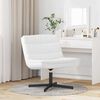 vidaXL Scaun pivotant Alb 63 x 75 x 76 cm PU
