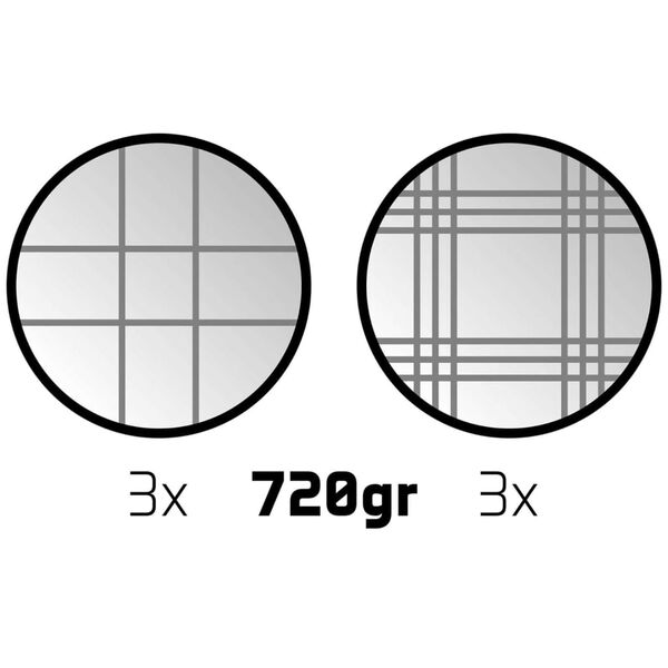 Get & Go Set Jeu De Boules VI, 6 bile, argintiu, 52JV-CHR-Uni