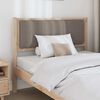 vidaXL Tăblie tapițată cu headboard Maro 100 cm Lemn de pin masiv