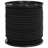 vidaXL Cords bungee 4 mm Negru PP și cauciuc