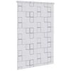 vidaXL Roletă perdea de duș 160x240 cm Model pătrate