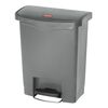 Rubbermaid Coș de gunoi step-on &bdquo;Slim Jim&rdquo; 30 L gri