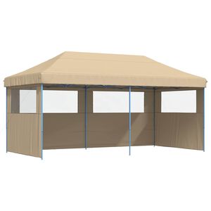 vidaXL Cort pentru Petreceri 292 x 580 x 315 cm Bej Material Oxford