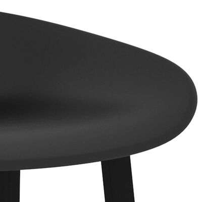 vidaXL Set mobilier de bar, 5 piese, negru