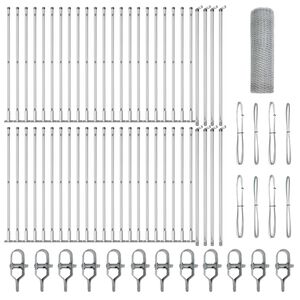 vidaXL St&acirc;lp de gard. Argintiu