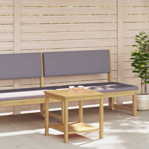 vidaXL Masă laterală Ulei Natural 45 x 45 x 45 cm Lemn Solid de Acacia