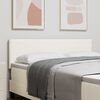 vidaXL Tăblie cap cu headboard Crem 160 cm Piele artificială