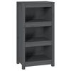 vidaXL Bibliotecă, gri, 50x35x97 cm, lemn masiv de pin