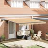 vidaXL Cortina Retractabilă Manual Multicolour 400 &times;300 cm țesătură