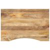 vidaXL Blat birou cu decupaj curbat 90x60x2,5 cm lemn masiv mango brut