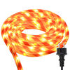 vidaXL Lumină cu sfoară cu lumini de fr&acirc;nghie Alb cald 5 m PVC