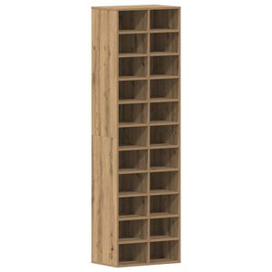 vidaXL Dulap Pantofi Artisan Stejar 54x34x183 cm Lemn prelucrat