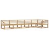vidaXL Set de canapele de exterior 6 buc. Alb Lemn Solid de Acacia