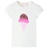 Tricou pentru copii, crem ecru, 140