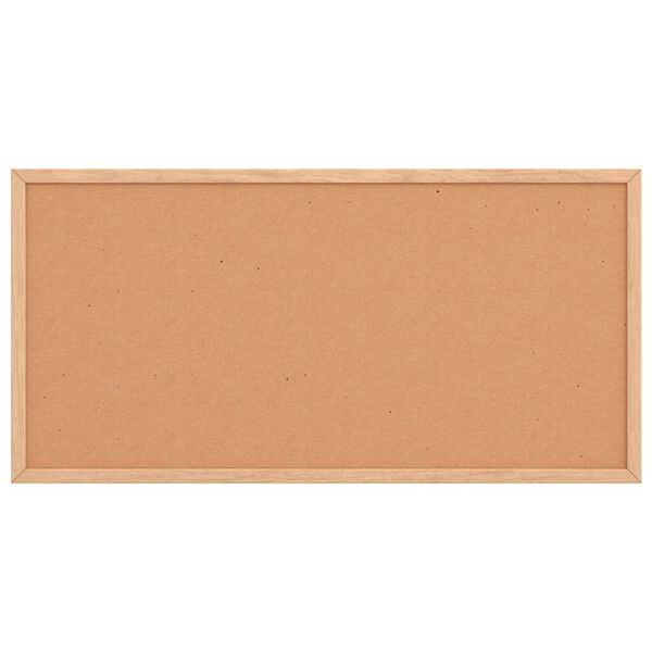 vidaXL Tablă de plută cu ramă din lemn masiv de pin 60x30 cm