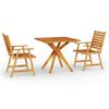 vidaXL Set mobilier grădină, 3 piese, lemn masiv de acacia
