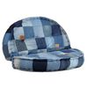 vidaXL Fotoliu puf rotund, 100x20 cm, model petice, denim