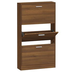 vidaXL Pantofar, stejar maro, 59x17x108 cm, lemn compozit