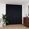 vidaXL Draperie opacă, negru, 290 x 245 cm, cu c&acirc;rlige