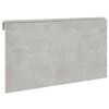 vidaXL Masă de perete pliantă, gri beton, 100x60x56 cm, lemn compozit