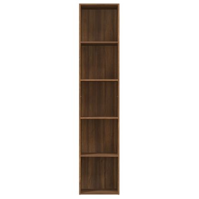 vidaXL Bibliotecă, stejar maro, 40x30x189 cm, lemn prelucrat