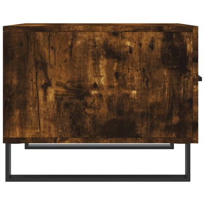 vidaXL Măsuță de cafea, stejar fumuriu, 50x50x40 cm, lemn prelucrat