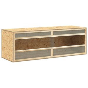 vidaXL Terariu, 144x46x48 cm, lemn prelucrat
