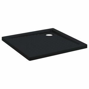 vidaXL Tavă de bază pentru duș cu puncte 80 x 80 x 4 cm ABS Negru
