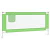 vidaXL Balustradă de protecție pat copii, verde, 190x25 cm, textil