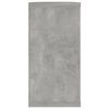 vidaXL Rafturi de perete cub, 2 buc., gri beton, 100x15x30 cm, PAL
