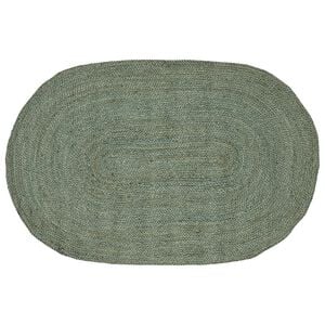 vidaXL Covoare de zonă Verde măsliniu 122 x 183 cm Iută