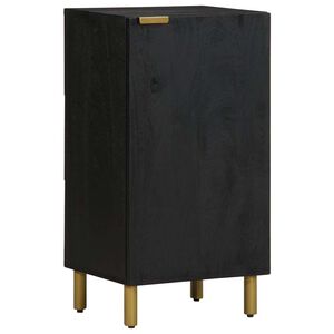 vidaXL Dulap, negru, 40x33x75 cm, lemn prelucrat