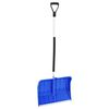 vidaXL Lopată de zăpadă, albastru, 145 cm, aluminiu