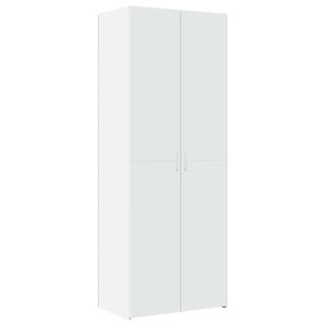 vidaXL Dulap &icirc;nalt, alb, 70x42,5x185 cm, lemn prelucrat